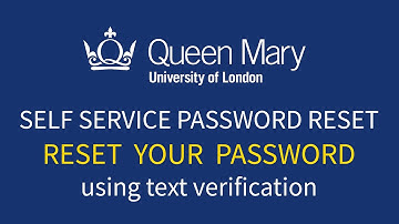 SSPR - Reset your password (text)