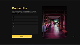 Details Responsive Contact Form Using HTML & CSS Guide