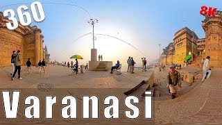 360VR Varanasi,India-morning ghats