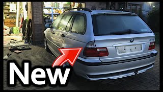 BMW E46 E91 E61 Touring Tailgate Removal and Replacement