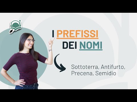 I PREFISSI dei Nomi in Italiano | Italiano per Stranieri