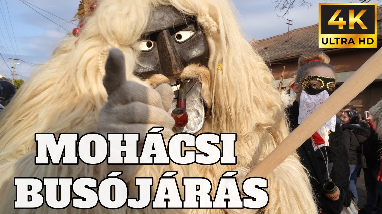 MOHÁCSI BUSÓJÁRÁS 2022 - POKLADE -BUSÓ CARNIVAL HUNGARY - 4K