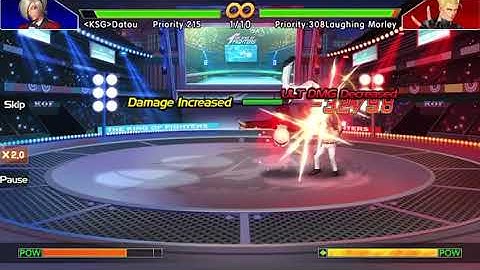 KOF98 UM OL - Ash vs Benimaru — 9k power difference.