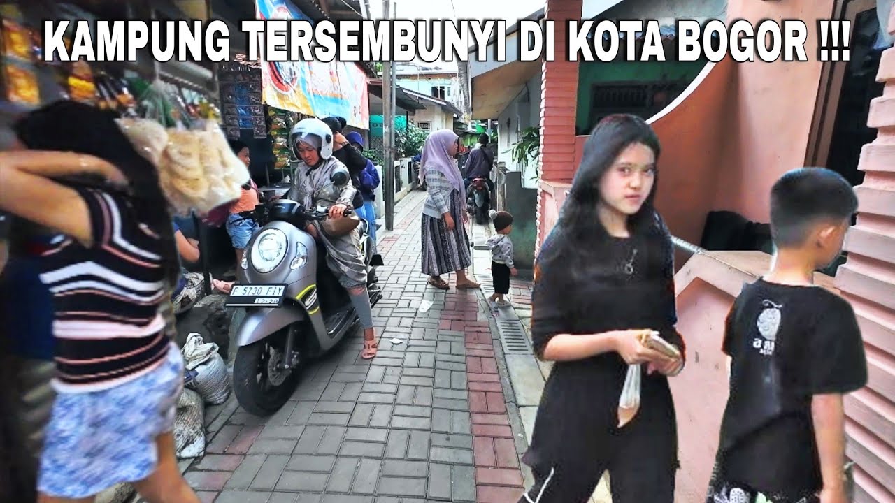 [4K] ADA YANG TAU KAMPUNG INI ?! BLUSUKAN DI PERMUKIMAN PADAT KOTA BOGOR | real life in bogor city