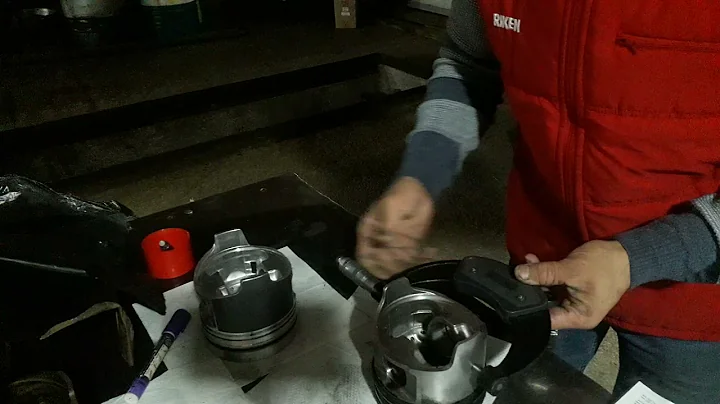 Замеряем поршня 6HH1 115 мм очень удивляет результат!