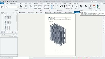 Generating Design Schedule and Report in Tekla Structural Designer @CAD_MADE_EASY  CAD MADE EASY