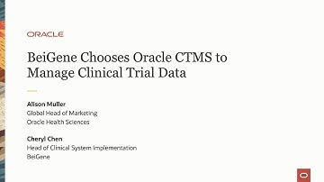 BeiGene chooses Oracle CTMS to manage clinical trial data