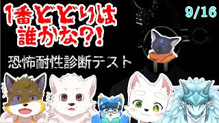 【恐怖耐性診断テスト】点数低い子は罰ｇ…再試ホラゲーをさせるのにゃ！【 VTuber　黒猫龍星 】　＃ケモノVTuber　＃ホラーゲーム