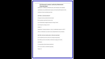 FCA financial conduct authority Retirement Planning Exam134 636x882