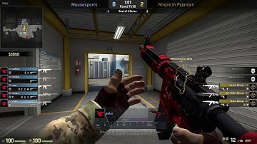 CS:GO POV Demo Mousesports oskar (27/13) vs NiP (de_nuke)