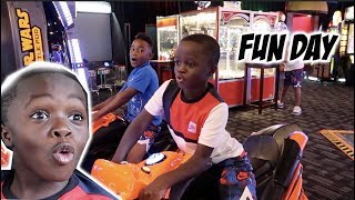 TOOK THE KID'S TO THE ARCADE & HAD A FUN DAY!!