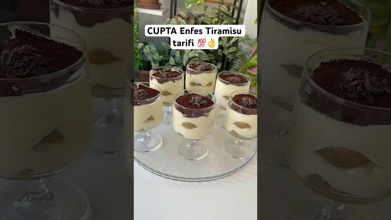 CUPTA Enfes Tiramisu tarifi 💯👌 #tiramisu #tiramisurecipe CUPTA Enfes Tiramisu tarifi 💯👌 #tiramisu #tiramisurecipe