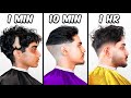 1 minute vs 1 hour haircut