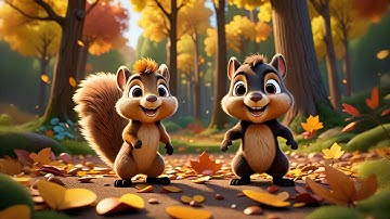 Five Tiny Squirrels Learn to Sort + More Nursery Rhymes & Kids Songs