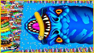🐍 WORMSZONE.IO 🏆 GIANT SLITHER SNAKE TOP #1 | INSANE PRO GAMEPLAY 🔥 Biggest Worm Ever! 😱 screenshot 5