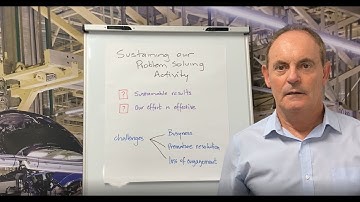 LEAN BITES: SUSTAINING OUR PROBLEM SOLVING ACTIVITY