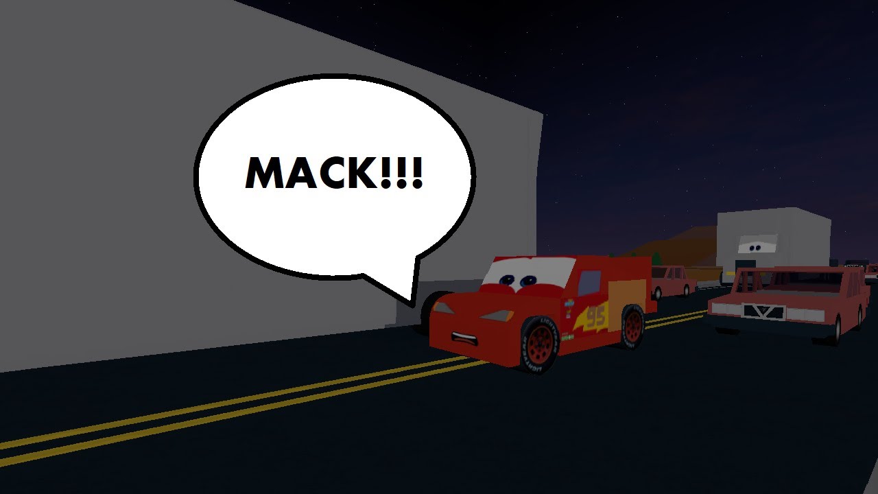 Roblox Cars Mcqueen Gets Lost Reenactment Youtube - disney pixar cars 3 roblox