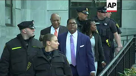 Bill Cosby leaves after second day of retrial