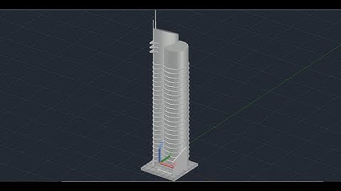 Designing Model of A Building using AutoCAD Solid Modeling - QasimCAD