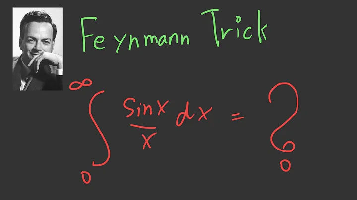 Integrating sinx/x from 0 to infinity using Feynman's Trick!!!