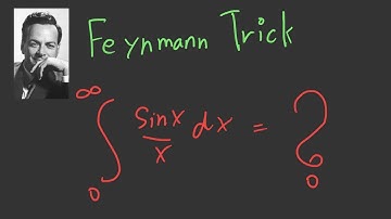 Integrating sinx/x from 0 to infinity using Feynman