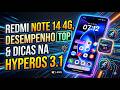 HyperOS 3.1 no Redmi Note 14 4G: Ficou Mais Rápido? Testes e Dicas de Bateria!