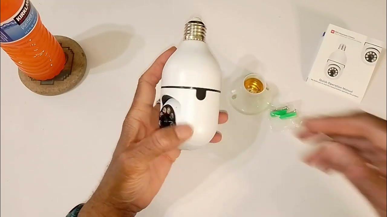 Lightbulb security camera review! YouTube