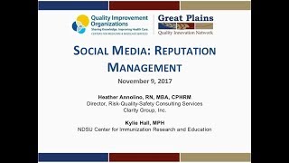 Social Media: Reputation Management