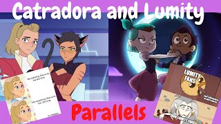 Lumity and Catradora parallels