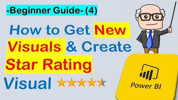 How to create a Star Rating Panel by Importing new Visuals in Power BI | Beginner Tutorial 4