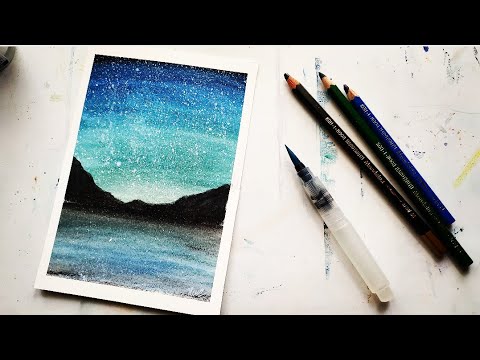 How to use watercolour pencils