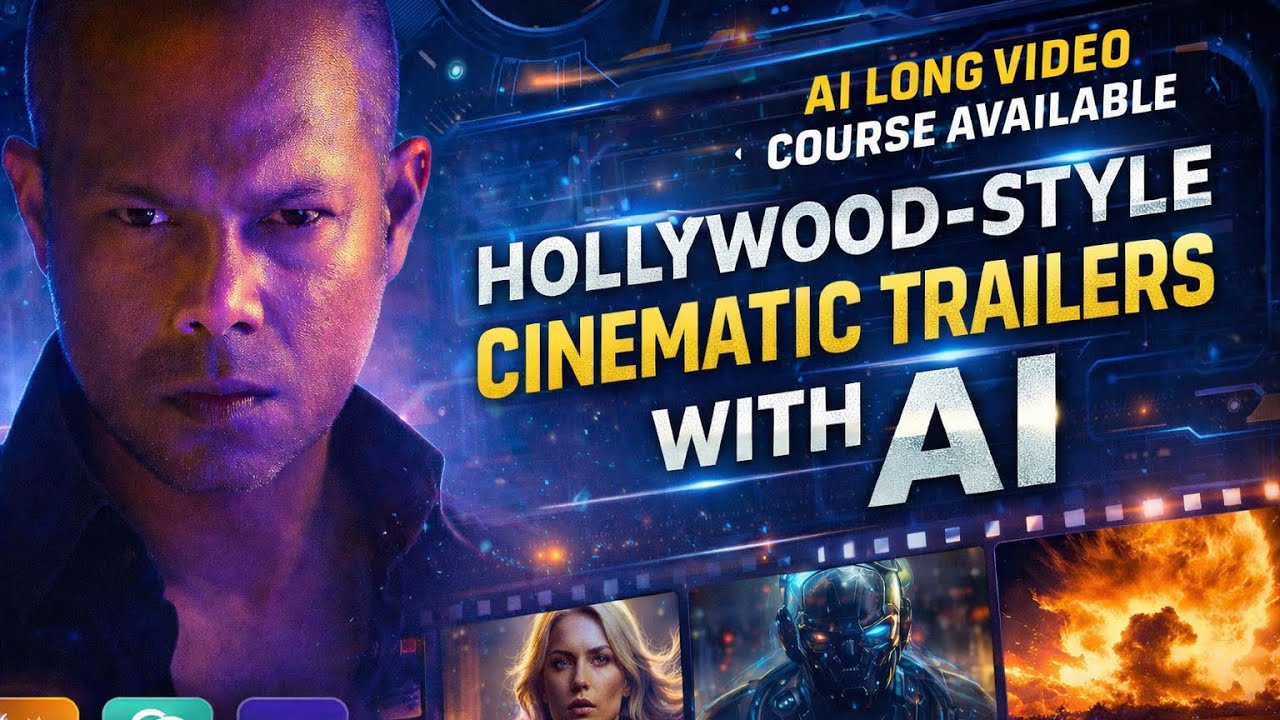 How To Create Hollywood-Style Cinematic Trailers with AI | Full AI Video Masterclass