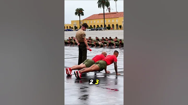 Marine Corps : Cadence push-ups. #usmc #marines #marinecorps #usmarines #semperfi #bootcamp #army