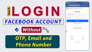 How to Login Facebook Account Without Email and Phone Number 2023 | How to Recover Facebook Account