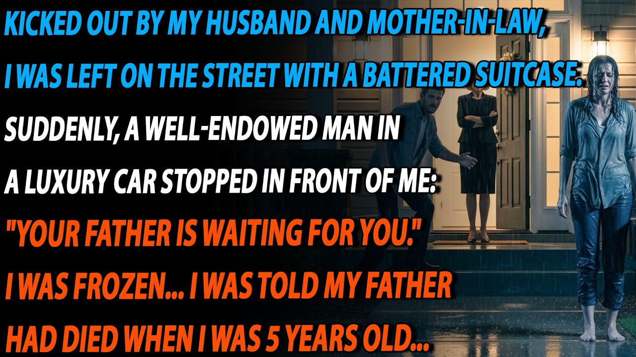 😱 Thrown Out With a Broken Suitcase… “Your Father Is Waiting” — But He Died?! 💔