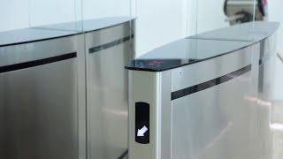 картинка: PERCo-ST-02. Монтаж скоростного прохода с раздвижными створками
