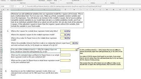 BUAD364 - Estimating Cost Behavior Using Multiple Linear Regression