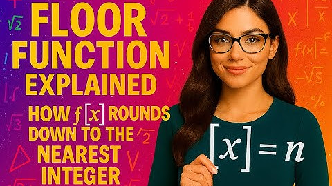 Floor Function Explained | How ⌊x⌋ Rounds Down to the Nearest Integer | Limitless Math