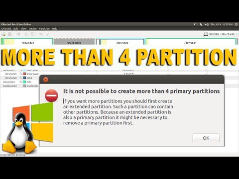 How to Create More Than 4 Partitions {Extended | Logical Partition}