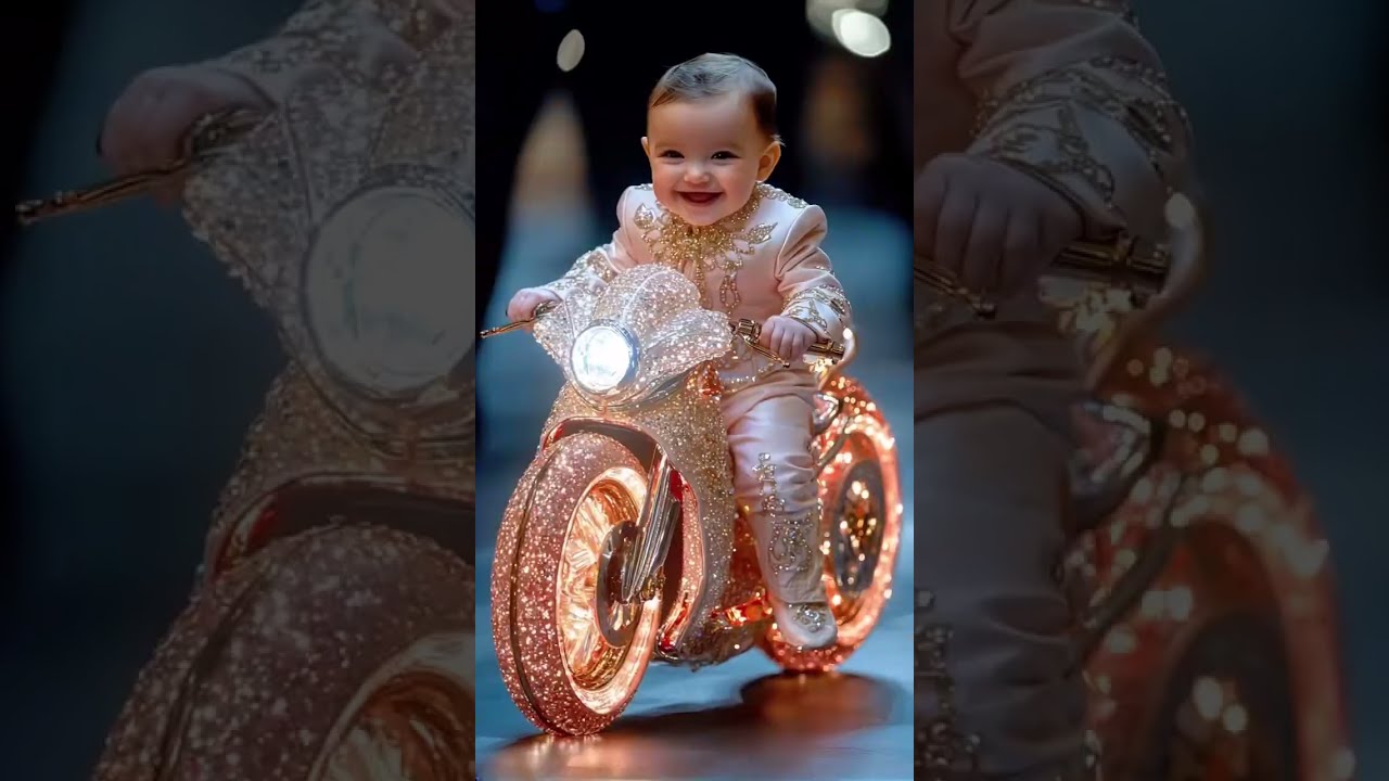 Baby Moto Fashion Show Cute AI Runway Fyp Viral Kawaii Fashionshow Catwalk