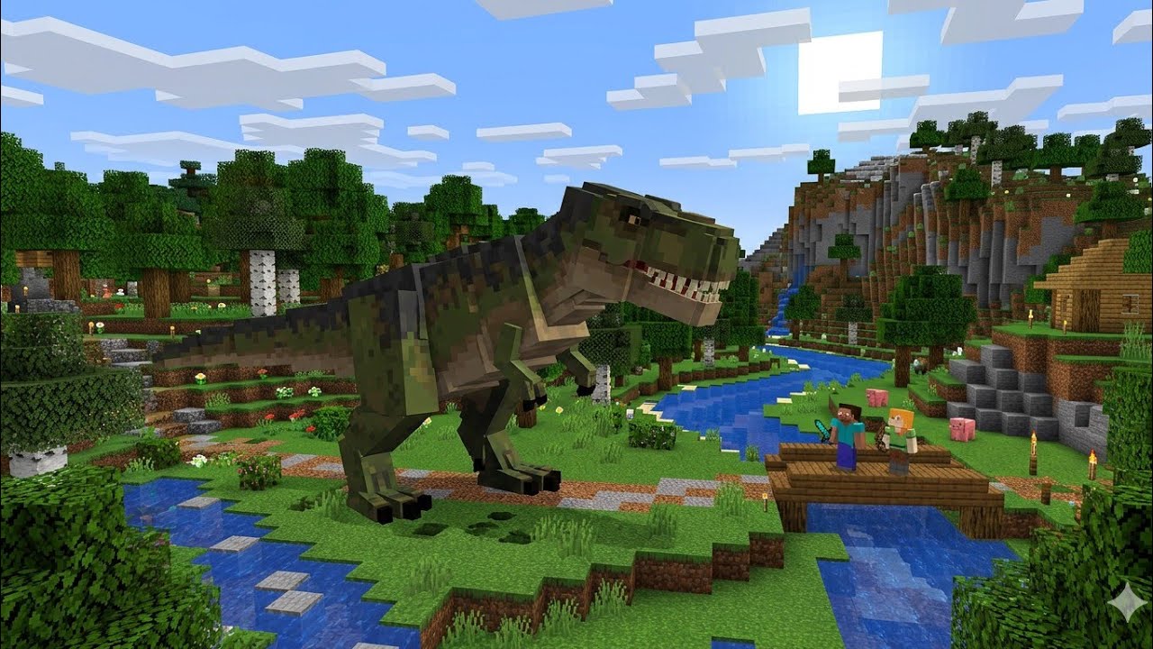 Minecraft dinosaurs mode 
