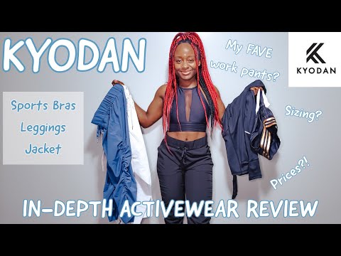 KYODAN Activewear Haul + Review  Leggings, Sports Bras, Jacket