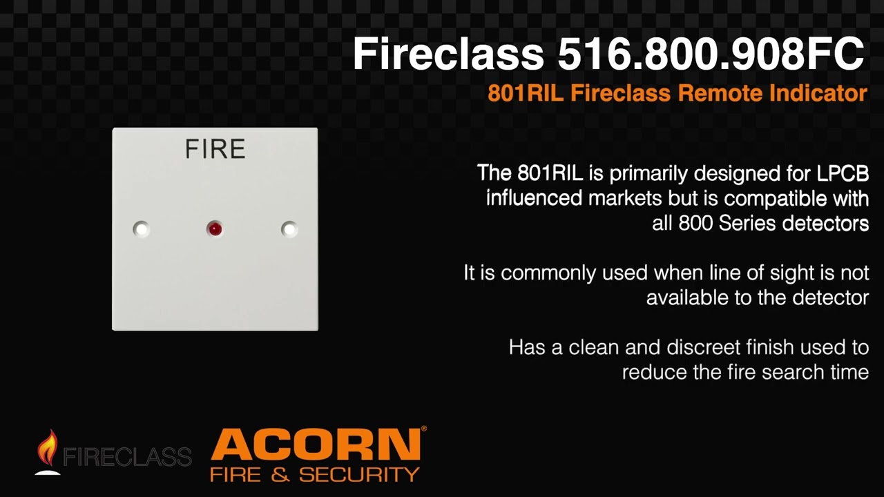 Fireclass 801RIL Fireclass Remote Indicator - Acorn Fire & Security