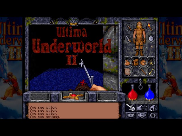 Ultima Underworld II: Labyrinth of Worlds - intro gameplay