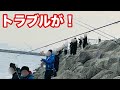 【2024年ラスト釣行】あり得ない超満員からのトラブル勃発⁈衝撃な出来事が!【ショアジギング/飲ませ釣り】