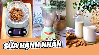 Hướng Dẫn Làm Sữa Hạnh Nhân Đơn Giản Tại Nhà #Shorts | Hà Eatclean | Cooken