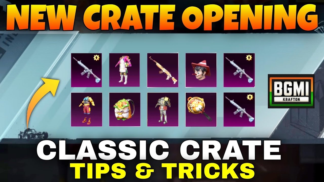 Glacier M416 कब आएगा ? Bgmi Classic Crate Opening Bgmi New Crate