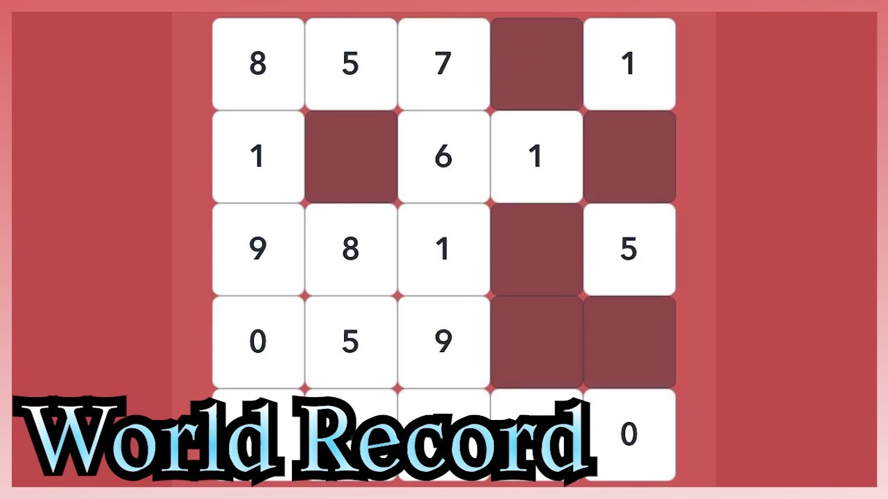 (World Record) Numbers Super Challenge 39250 - YouTube