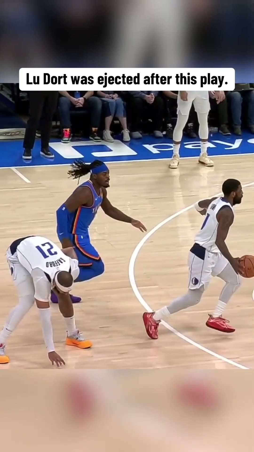 Lu Dort was ejected for this play