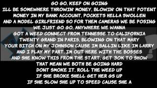 Yo Gotti- "Go Girl" (Feat Big K.R.I.T., Big Sean, Wale, Wiz Khalifa) LYRICS ON SCREEN YScRoll